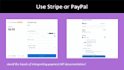 do steam stripe and paypal integration in unity games