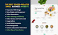 create food or restaurant small business websites on wix