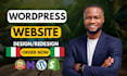 creazione sito web vetrina o sito web ecommerce in italiano wordpress