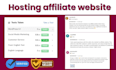 make a hosting affiliate website with autoblogs