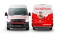 design attention grabbing van wrap, car wrap design, vehicle wrap