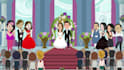create romantic animated wedding invitation video