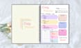 design journal, daily planner, habit tracker, calendar, etc