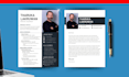 make a professional CV, modern resume, cover letter in 12 hours