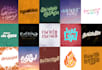 do creative logo designs in tamil