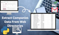 build python web scraping, data mining, web scraper, website data scraping