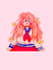 draw your character in a cute whimsical style