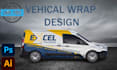 do professional car wrap design in few hours