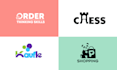 do super cool unique flat business logo design
