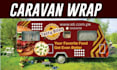 design professional caravan  wrap ,vehicle wrap ,bus wrap, van wrap,rv wrap