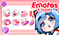 create cute chibi emotes in 24h