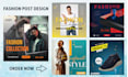 make eye catching and modern post designs