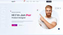 design a personal website or portfolio using wordpress
