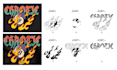 do silk screen print color separation as well as vector tracing within 3 hours