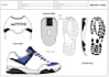 design shoes, sneakers, footwear with tech pack
