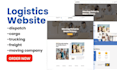 design logistics, dispatch, cargo, trucking, freight, moving company website