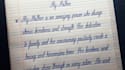 handwrite letter, poem or anything in printed handwriting