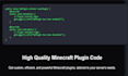 develop unique minecraft plugins for your needs