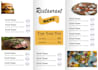 design trifold brochure poster restaurant menu in 3 hours