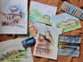 paint beautiful original watercolor landscape paintings