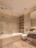 create photorealistic luxury bathroom interior 3d rendering