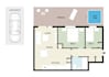 draw 2d floor plan, colour floor plan in auto cad and visio
