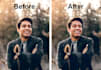 resize image, increase dpi to high resolution