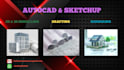 design stunning 2d 3d models with autocad and sketchup