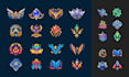 design a cohesive set of UI icons for game or mobile app