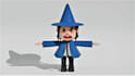 create cute 3d character modeling , chibi
