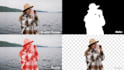 do professional rotoscoping, green screen remove