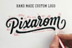 do timeless hand drawn logo in 24 hours