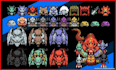 create handmade monsters in pixel art