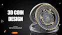 do a cryptocurrency, token, challenge coin, and coin design