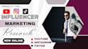 research responsive niche based influencers