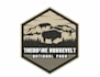 make a simple modern earthly landscape logo