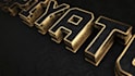 create black and gold 3d logo animation video in 24h