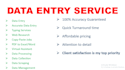 be your online data entry operator for copy paste tasks and fast typing services