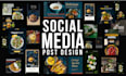 do social media post design, facebook post, google ads post