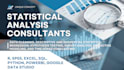 do statistical analysis with r, spss, excel, sql and python