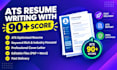 provide professional ats resume with 90 plus score