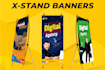 do roll up banner design , retractable banner, billboard ads