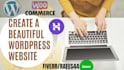create a wp beautiful website that you love