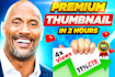 design the best youtube thumbnail