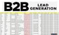 do b2b lead generation and email list building