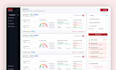design saas UI UX dashboard for your web app or CRM