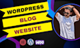 build a modern wordpress blog site or wordpress website for you