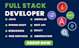 build java, spring boot, angular, react applications
