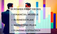 create a powerpoint strategy deck with analysis, projections