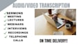 transcribe your audio and video files